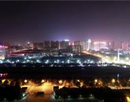 农洽会期间驻马店的夜晚