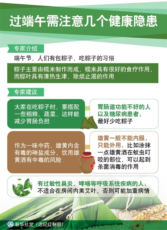 过端午需注意几个健康隐患
