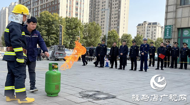 驻马店市城乡一体化示范区开展燃气安全生产应急演练