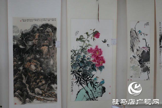 2024驻马店市驿城区庆祝“七一”建党节书画精品展启幕