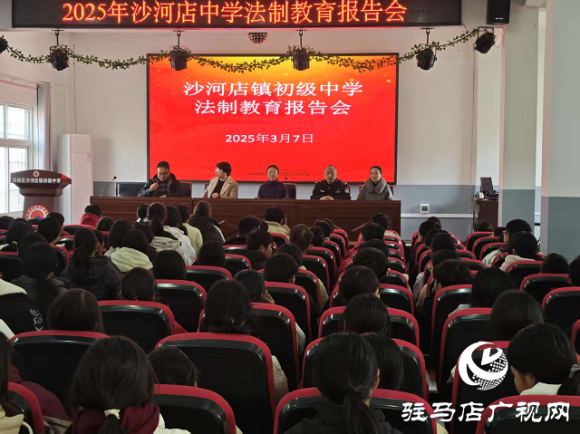 驿城区沙河店镇：法治宣传进校园 普法护航助成长