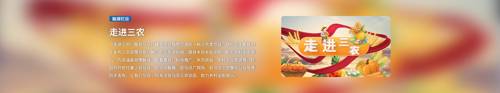 走进三农