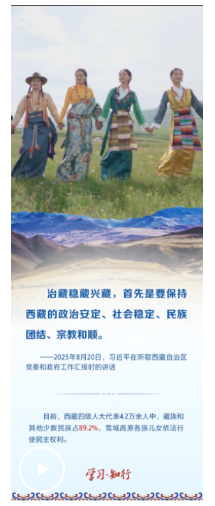 学习·知行丨雪域高原谱新篇 习近平强调抓好“四件大事”