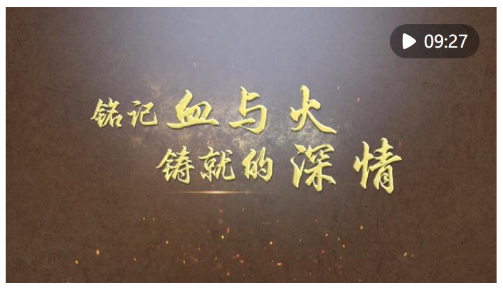 历史的回响｜铭记血与火铸就的深情