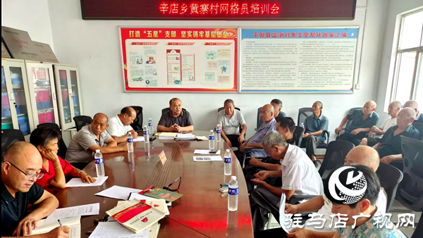 平舆县辛店乡：组织开展网格员专题培训 提升基层治理效能