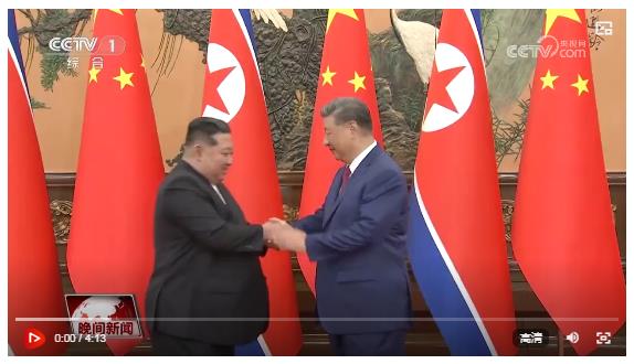 习近平同朝鲜劳动党总书记、国务委员长金正恩举行会谈