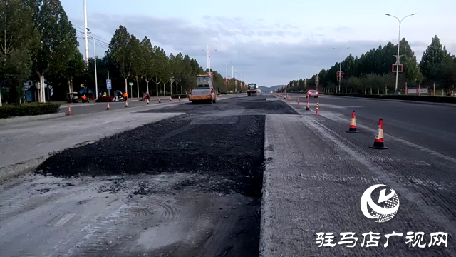 高效完成路面修复 群众出行环境再升级
