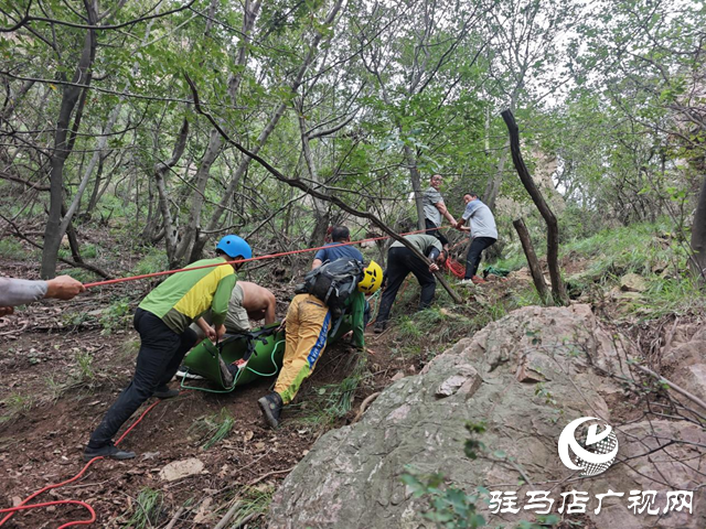 女子凤鸣谷登山失足坠崖 骏驰救援队紧急出动化险为夷