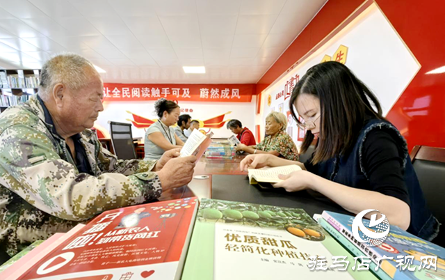 驿城区水屯镇组织开展农家书屋阅读活动