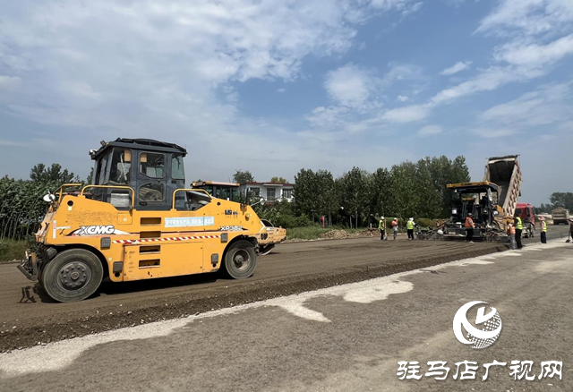 国道107驻马店境东移改建工程南段全速推进