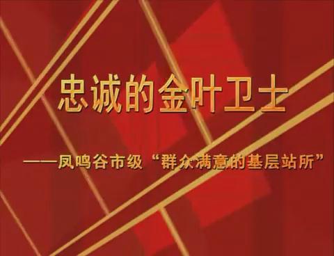 【视频】凤鸣谷市级“群众满意的基层站所”